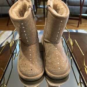 Eve and Zoë Lil Comfy Gems Boots, light brown